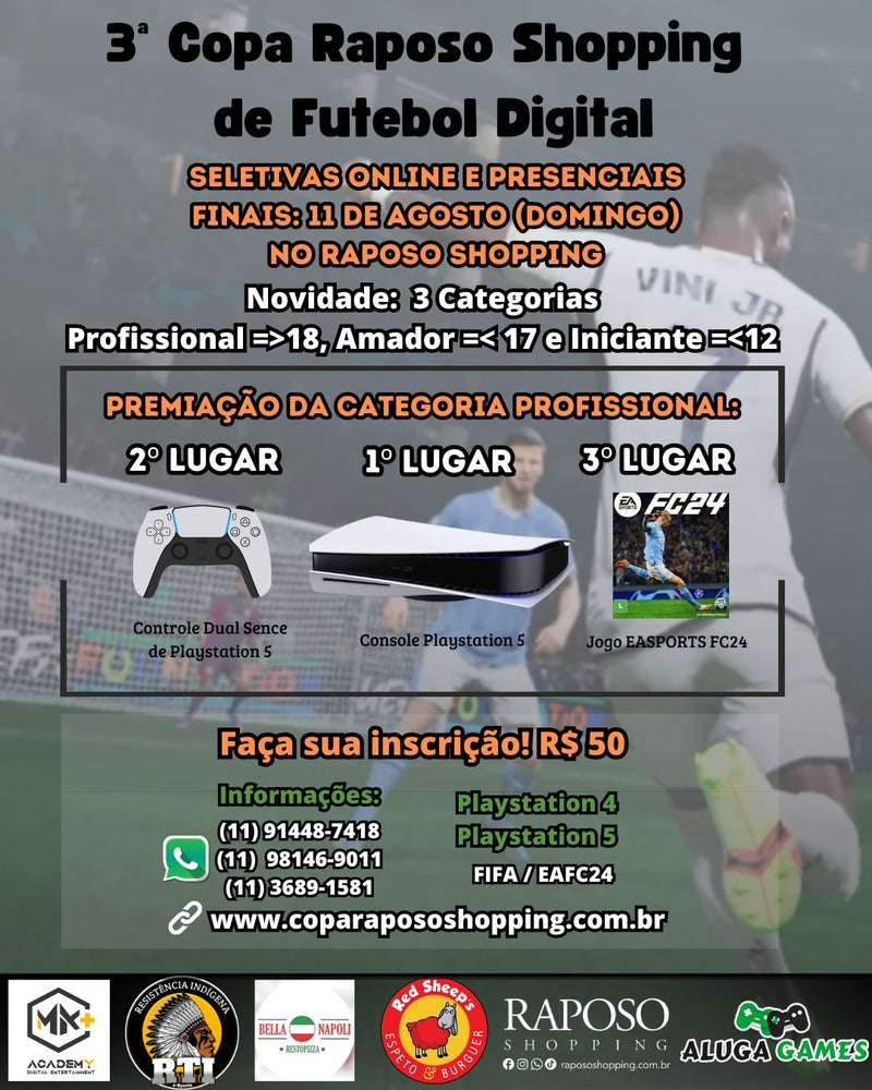 SELETIVA ONLINE - FC/FIFA - ISMAEL ROCHA