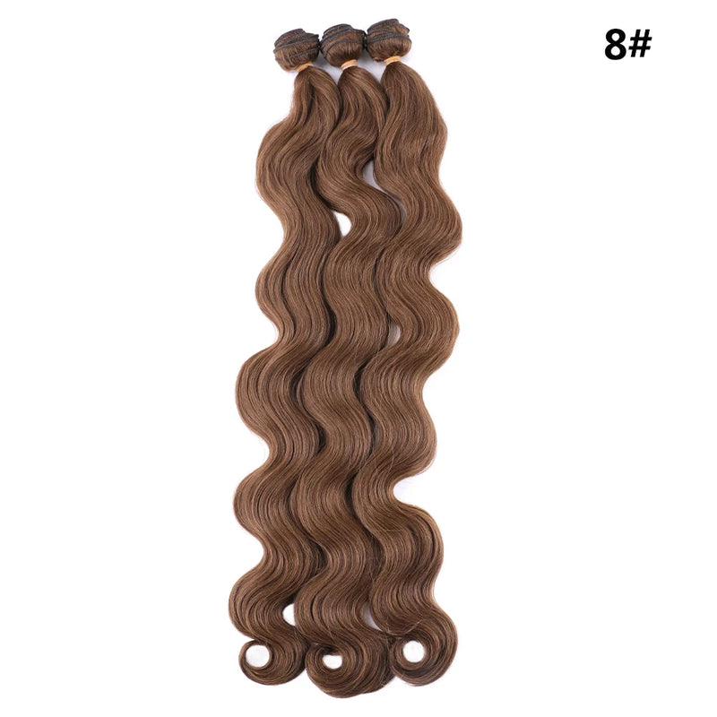 JN048 - Synthetic Body Wave Twist Braiding Extensions 30 inch Long Crochet piece Ombre Red Braids For Women