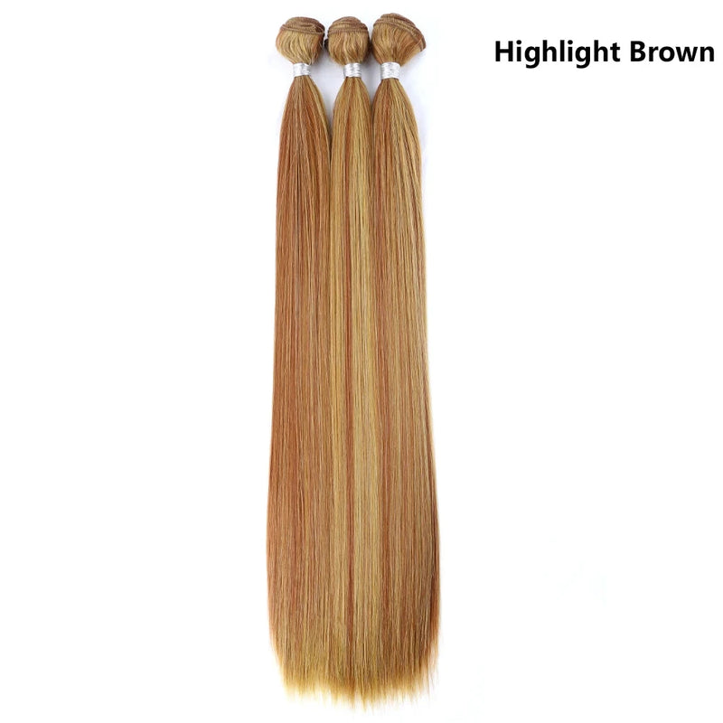 JN047 - Synthetic Braiding Extension For Women Straight Pony Bundles Braids Bundles  Weaving Fake Yaki Straight