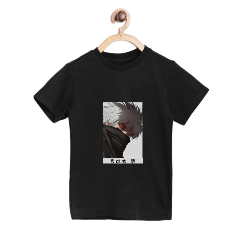 Camiseta 100% Algodão Anime Tokyo Ghoul Ken Kaneki Harajuku Camisa Masculina T-Shirt Feminina